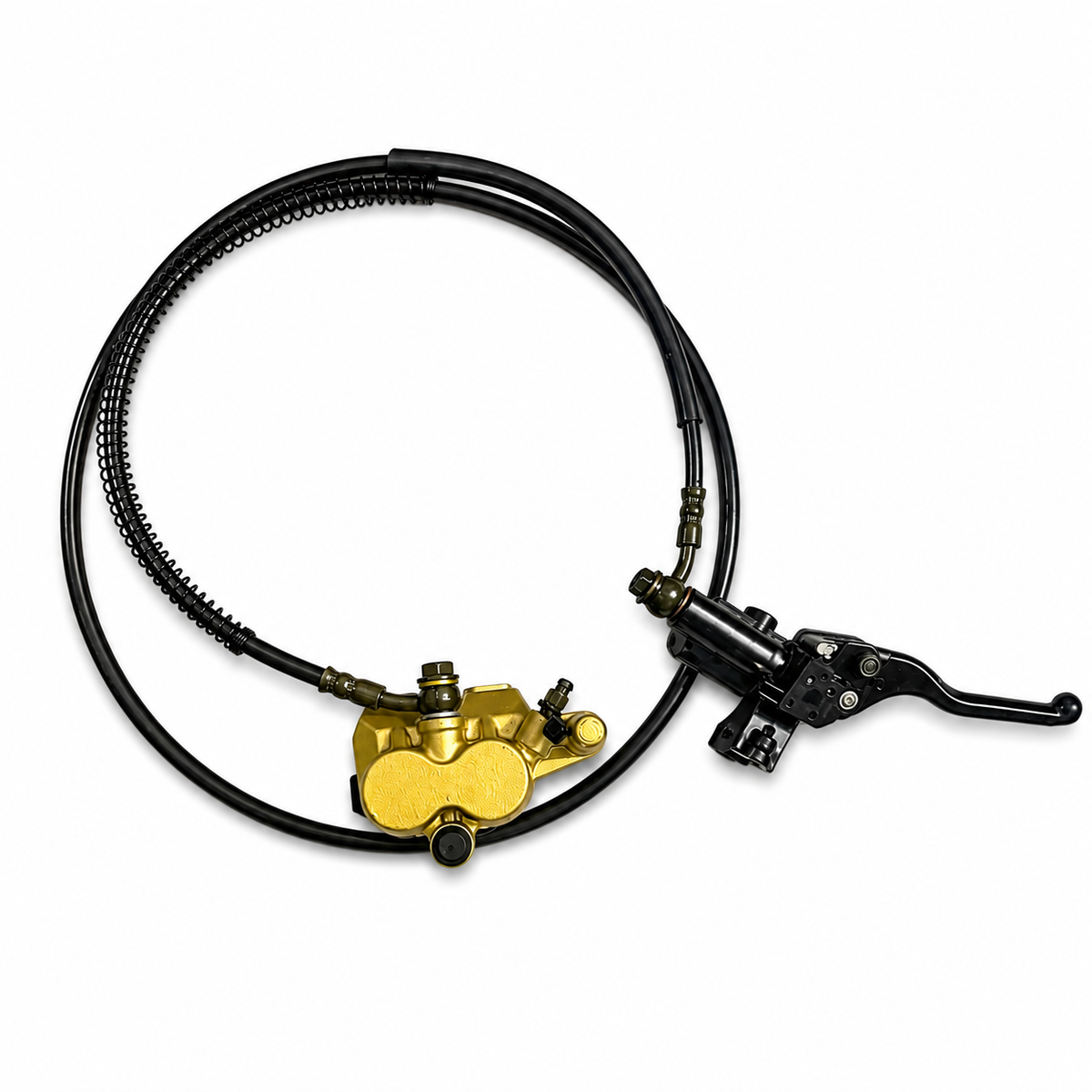 Strike brakes not bled per-order