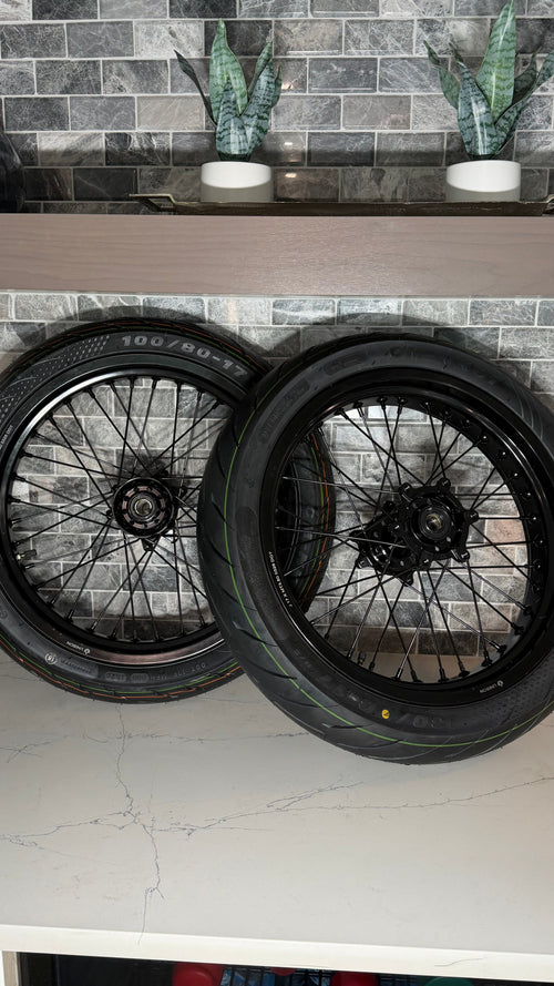 17" Ultra Bee Supermoto wheels