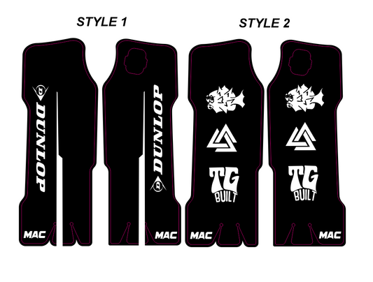 Pre-Designed Sur Ron Fork Guard Decals