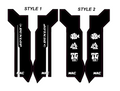 Pre-Designed Eride Fork Guard Decals