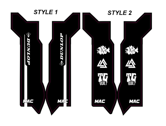 Pre-Designed Eride Fork Guard Decals