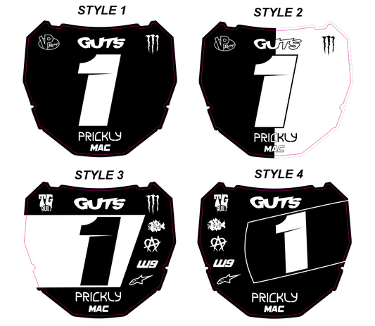 Pre-Designed ODI Plate Decal