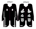Pre-Designed Rfloxa Fork Guard Decals