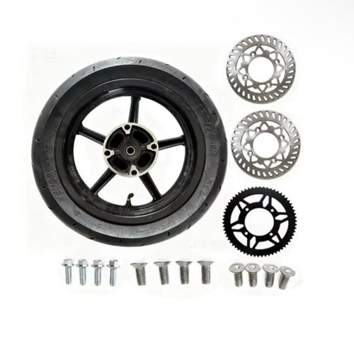 Black Tuttio/Yozma Supermoto Wheelset