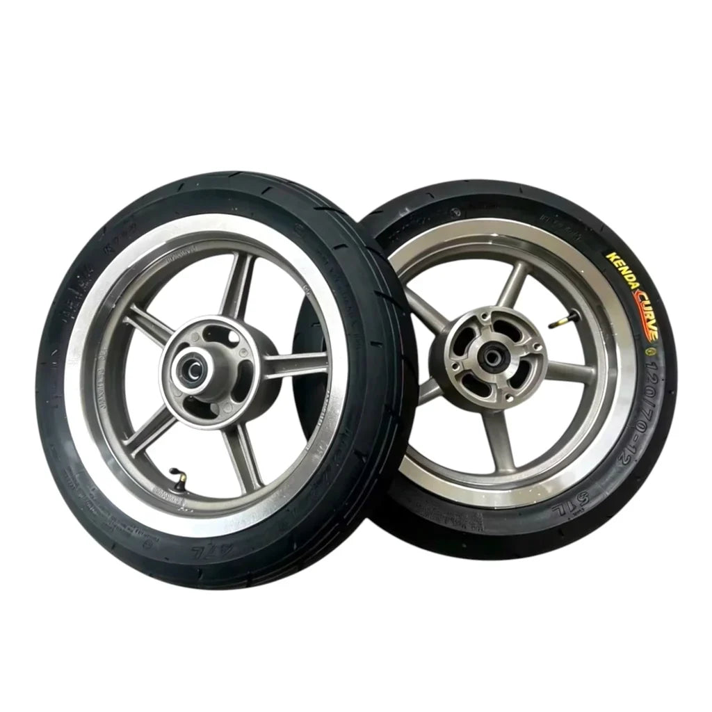 Chrome Tuttio/Yozma Supermoto Wheelset
