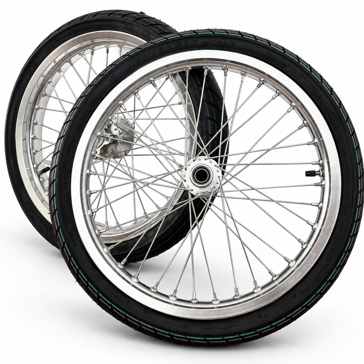 17-Inch CST Chrome LBX / E-Ride Supermoto Kit — 3-Week Pre-Order